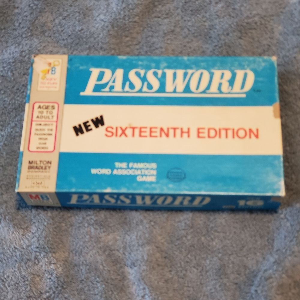 VINTAGE 16th Edition Password Game